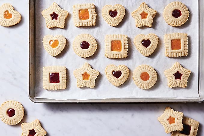 King Arthur Baking Company Thumbprint Pop-Out Cookie Cutters, BPA Free, 4-Piece Set