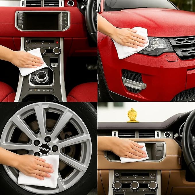 Dish Cloths Cotton| Kitchen Wash Cloth | Shop Towels Absorbent and Lint Free Flour Sack| Dishcloths for Kitchen Washing Dishes| Thick Absorbent Quick Dry Dish Rags | 50 Pack 13"x13" White