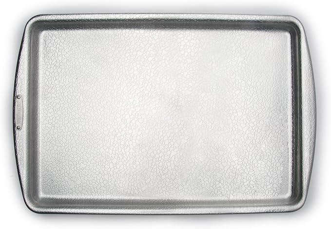 Doughmakers 40056 Premium Quality Commercial Grade Bakeware, Set of 3 Baking Pans, 10 x 15 sheet, 9 x 13 pan, 9-inch round, Silver, Large