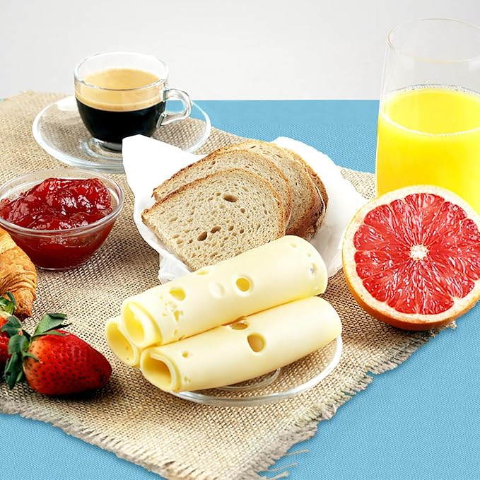 homing Rectangle Vinyl Tablecloth, Waterproof Spillproof Plastic Flannel Backed Table Cloth, Wipe Clean Table Cover for Dining, Buffet Parties and Camping (Aquamarine, 60" x 84")