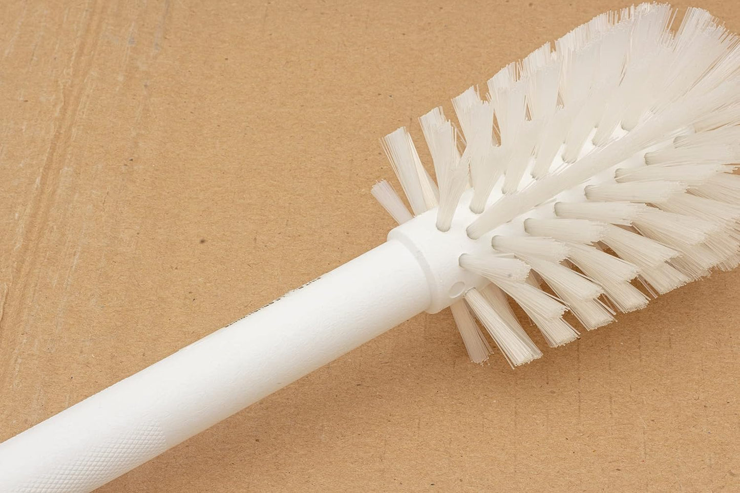 SPARTA Large Water Bottle Brush Ideal for Wide-Mouth Jars, Bottles and Tumblers, Dishwashing Tool with Handle for Home and Commercial Kitchens, Plastic, 12 Inches, White, (Pack of 6)