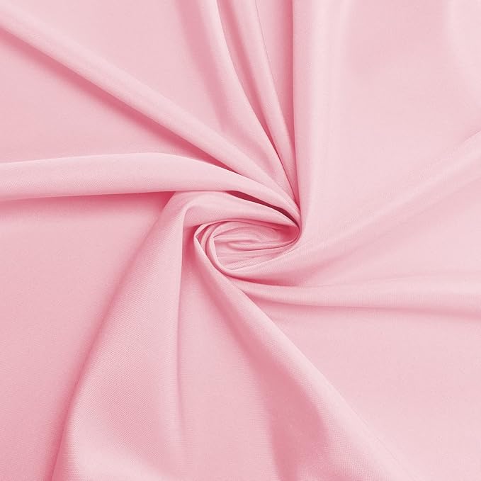 sancua Rectangle Tablecloth - 70 x 120 Inch - Stain and Wrinkle Resistant Washable Polyester Table Cloth, Decorative Fabric Table Cover for Dining Tables, Buffet Parties and Camping, Pink