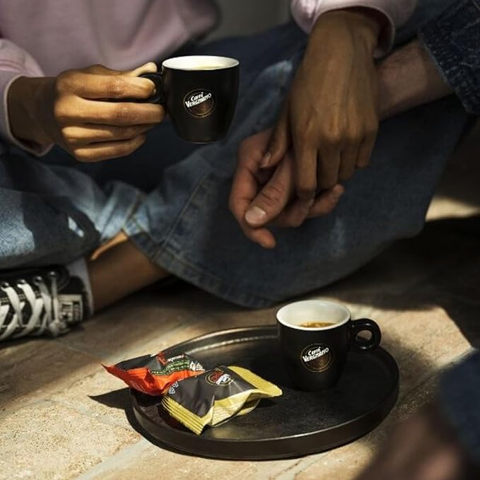 Caffe' Vergnano 1882 120 Count Oro Original Line Machine Compatible, Compostable Expresso Capsules, Arabica Medium Roast Coffee Pods with notes of Vanilla and Milk Chocolate, Intensity 4/10