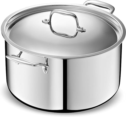 LEGEND COOKWARE Stainless Steel Cookware Set (12-Quart Stock Pot)