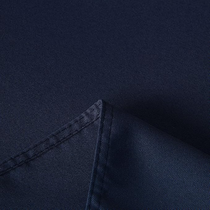 sancua Rectangle Tablecloth - 70 x 120 Inch - Stain and Wrinkle Resistant Washable Polyester Table Cloth, Decorative Fabric Table Cover for Dining Tables, Buffet Parties and Camping, Navy