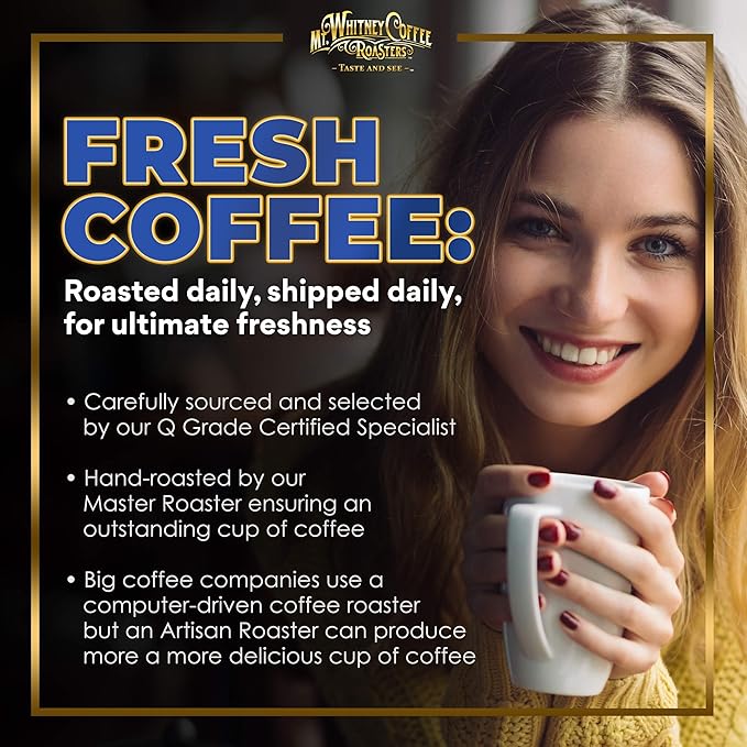 Mt. Whitney Organic Ethiopia Guji Coffee (Ground, 12 Oz)