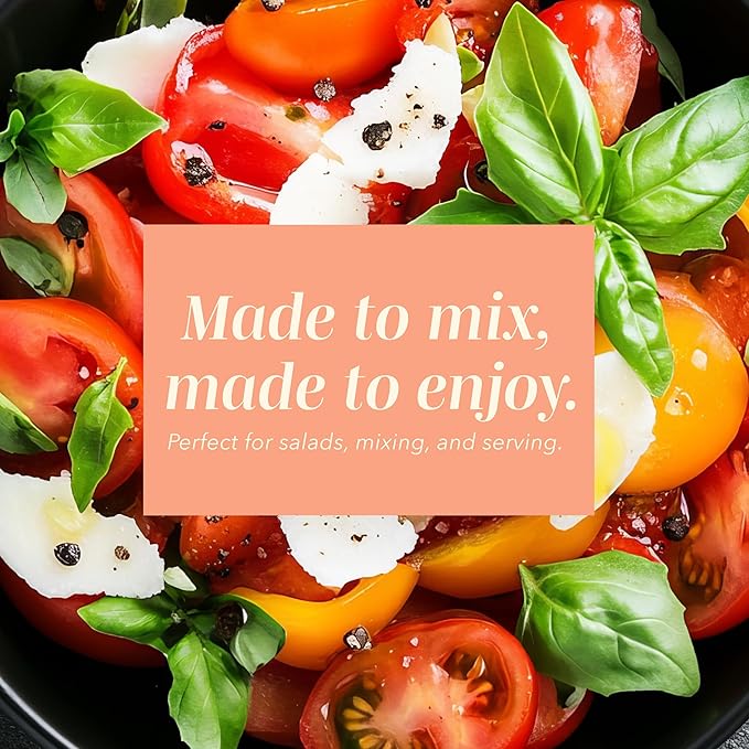 COOK WITH COLOR Mixing Bowls with Lids - 12 Piece Plastic Nesting Bowls Set includes 6 Prep Bowls and 6 Lids, Diamond Design - Microwave Safe, Orange