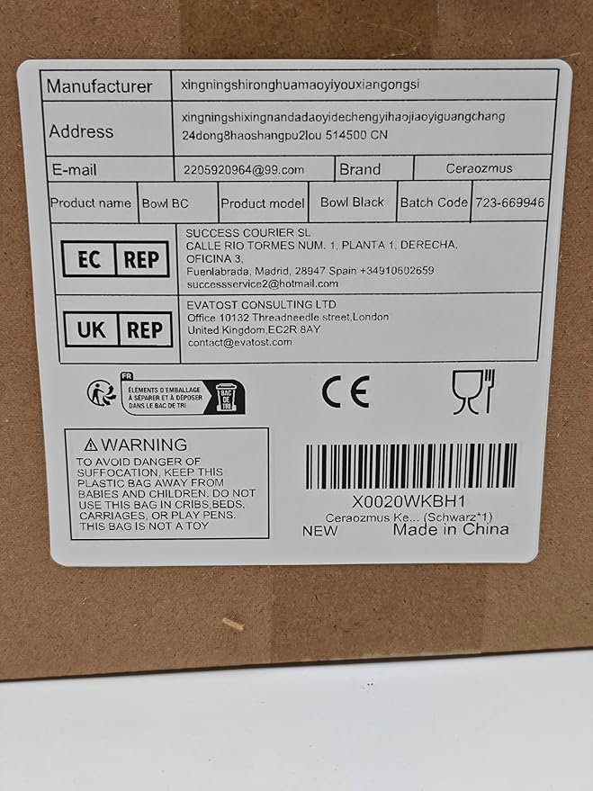 Ceramic Ramen Bowl Set, 800ml, with Lid, Spoon and Chopsticks, Japanese Vintage Large Soup Bowls Instant Noodle Bowl Asian Tableware (Black*1)