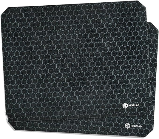 HexClad 2-Piece Dish Drying Mat Set Made of Absorbent Fabric that Holds up to 8oz of Liquid, Ultra-Thin Design for Fast Drying, Waterproof and Non-Slip Backing, Cut for a Universal Fit that Won’t Fray