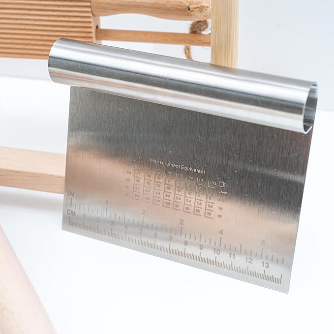 Ultimate 9 Pcs Pasta Making Tool Set Pasta Drying Rack, Pasta Tongs, Two Ravioli Stamp Maker Cutter And Roller Wheel Set, Two Pasta Rolling Pins, Gnocchi Board and Scraper By Cotswold Homeware Co