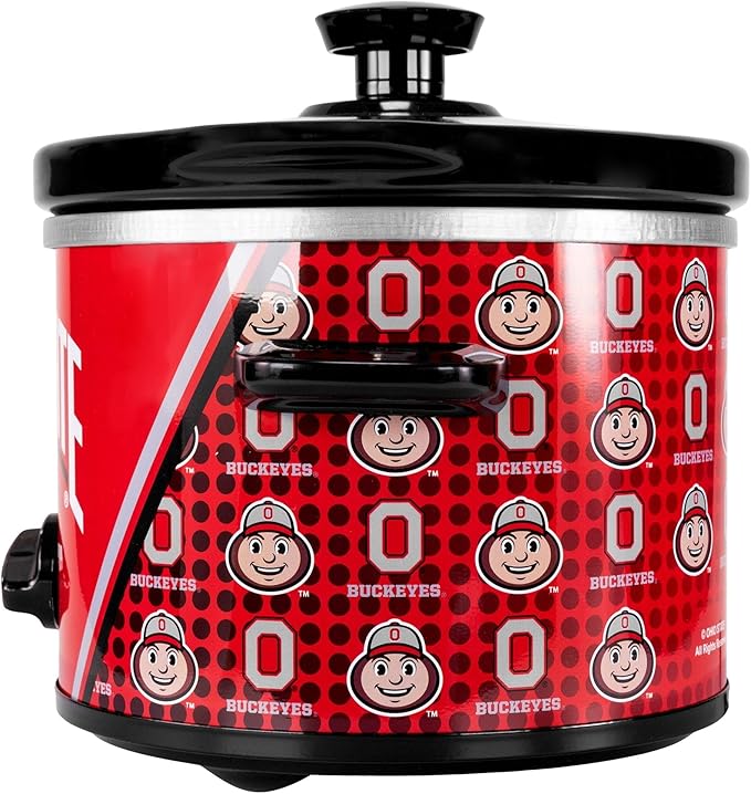 Uncanny Brands Ohio State Buckeyes 2qt Slow Cooker - Cook With Your Favorite Mascot