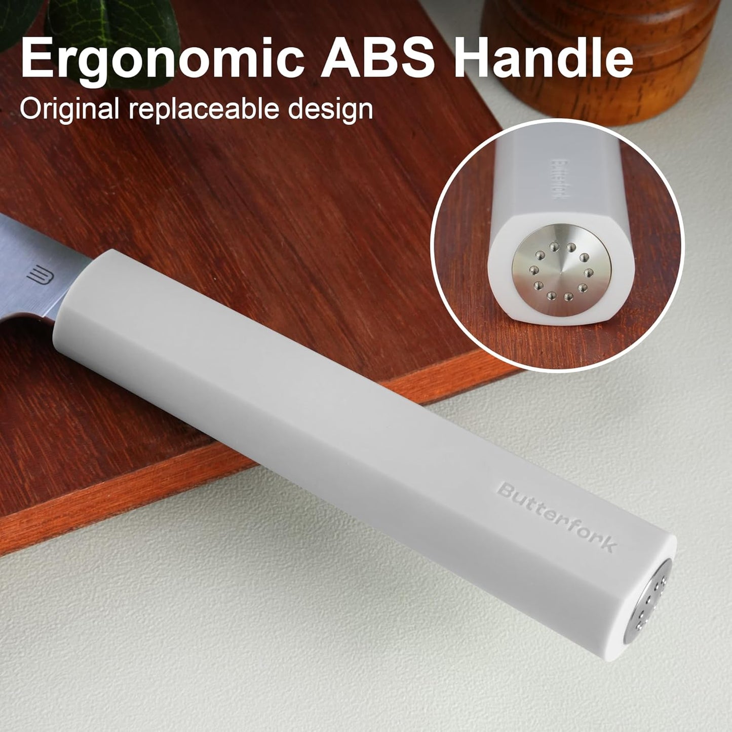 7.5" Serrated Bread Knife for Homemade Bread, Razor Sharp AR-RPM9 Steel & Innovative Wavy Edge, Professional Serrated Knife for Sourdough Bread Cake, Gift Box for Baker Home Chefs