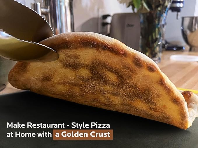 OLEEK Pizza steel Sheets for oven - Metal baking steels sheets for oven - Pizza steel 16x13.4 inches - Steel pizza stone for oven - Baking steels pro pizza - Baking stone for oven