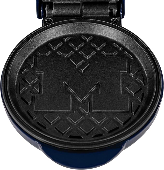 Uncanny Brands Michigan Wolverines Mini Waffle Maker - Small Kitchen Appliance