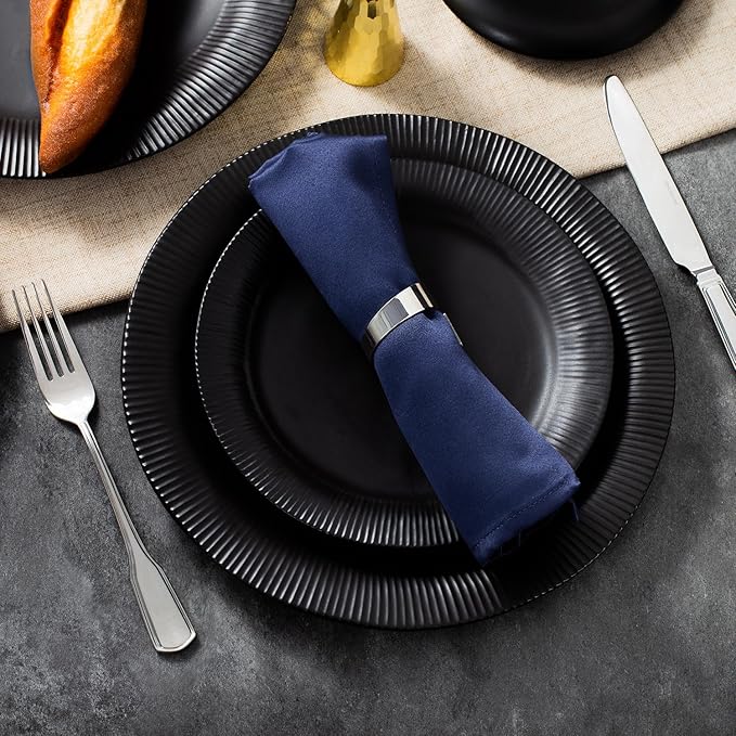 KINGSTONE 20-Piece Silverware Set, 18/10 Stainless Steel Flatware Set for 4, Tableware Cutlery Set, Utensil Sets for Home Restaurant, Mirror Finish, Dishwasher Safe