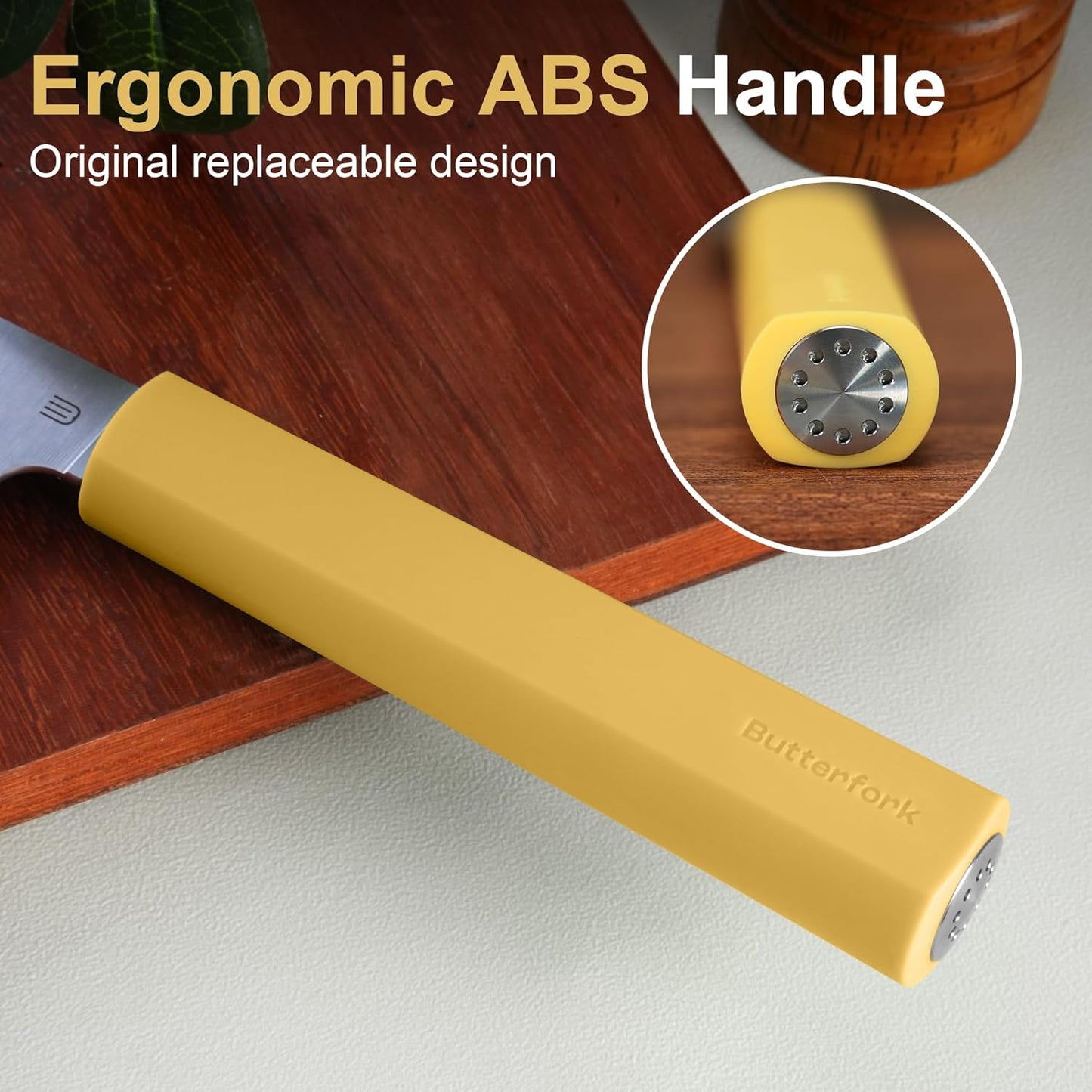 7.5" Serrated Bread Knife for Homemade Bread, Razor Sharp AR-RPM9 Steel & Innovative Wavy Edge, Professional Serrated Knife for Sourdough Bread Cake, Gift Box for Baker Home Chefs