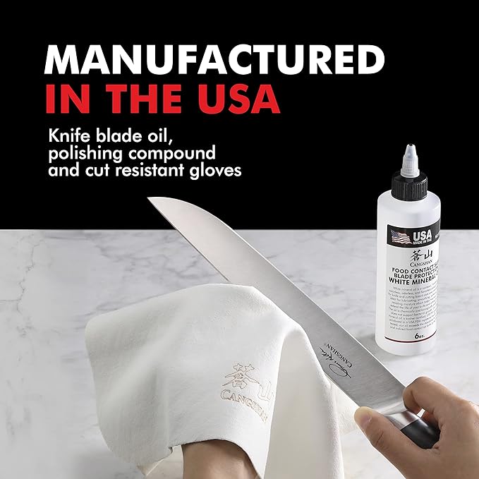 Cangshan 1026757 7-Piece Kitchen Knife Care & Sharpening Kit