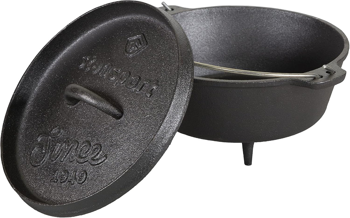Stansport Pre-Seasoned Cast Iron Dutch Oven