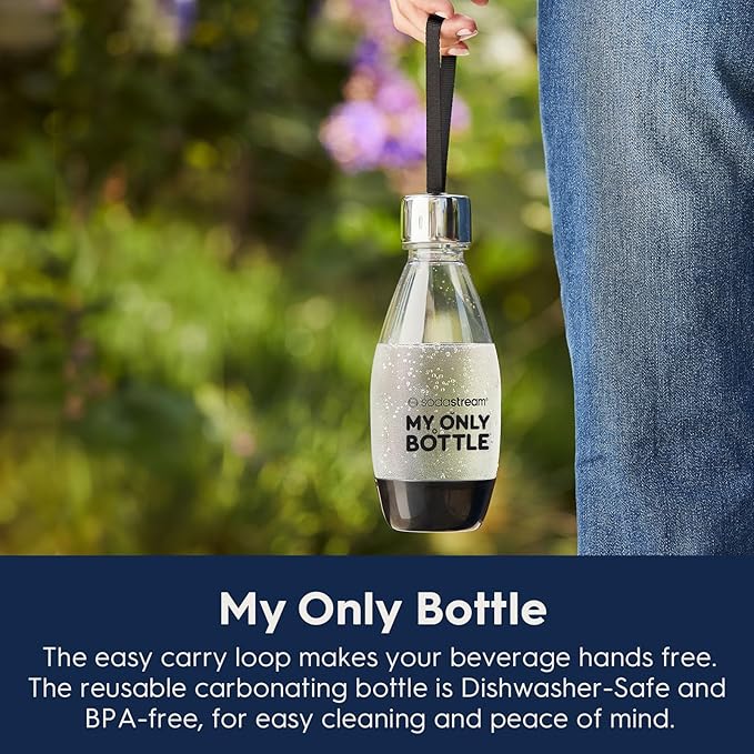 SodaStream - ART Sparkling Water Maker | STARTER KIT | CQC CO2 system | Includes 1x CO2 Cylinder, 1x32 & 1x16 Fl Oz Dishwasher Safe Bottles, 1x Bubly Flavor Drop | Combine with Pepsi Flavors | White