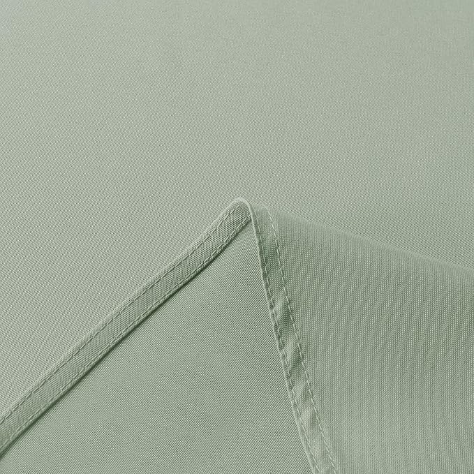 sancua Rectangle Tablecloth - 60 x 102 Inch - Stain and Wrinkle Resistant Washable Polyester Table Cloth, Decorative Fabric Table Cover for Dining Tables, Buffet Parties and Camping, Sage Green