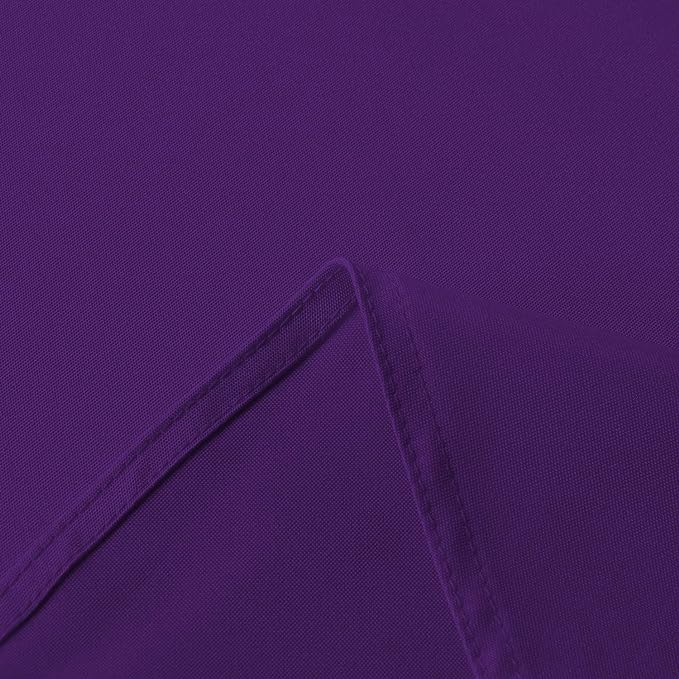 sancua Rectangle Tablecloth - 54 x 120 Inch - Stain and Wrinkle Resistant Washable Polyester Table Cloth, Decorative Fabric Table Cover for Dining Tables, Buffet Parties and Camping, Purple