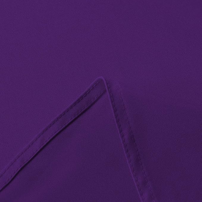 sancua Rectangle Tablecloth - 70 x 90 Inch - Stain and Wrinkle Resistant Washable Polyester Table Cloth, Decorative Fabric Table Cover for Dining Tables, Buffet Parties and Camping, Purple