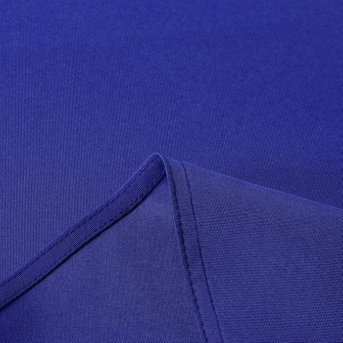 sancua Rectangle Tablecloth - 70 x 90 Inch - Stain and Wrinkle Resistant Washable Polyester Table Cloth, Decorative Fabric Table Cover for Dining Tables, Buffet Parties and Camping, Royal Blue