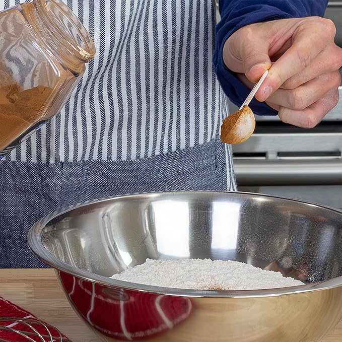 Cornucopia Brands Bulk Pack of Teaspoon Measuring Spoons (240-Pack); 5 ml / 5 cc Scoops Which Fit Inside a Spice Bottle