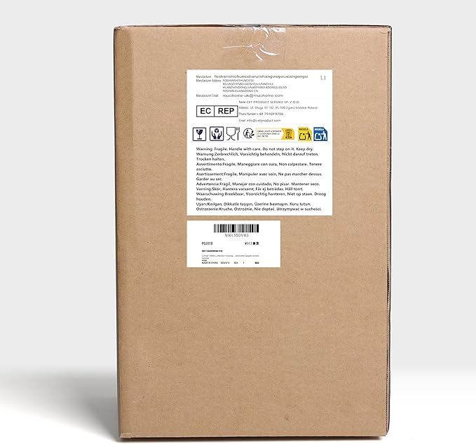 ComSaf Glass Spaghetti Pasta Storage Container for Kitchen Pantry with Lids 41oz Set of 3, Tall Clear Airtight Food Storage Jar with Sealing Wood Cover for Coffee, Sugar, Noodles, Linguini, Lasagna