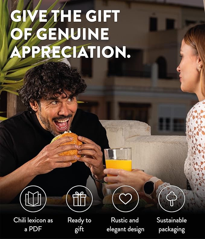 Hot Chili Spice Box for Men & Women [UP TO 600,000 SCOVILLE] – Gourmet Spices and Seasonings Sets – Exotic Spice Kit Cooking Gifts for Men Foodie Presents Hot Seasonings Collection – TIMBER TASTE®