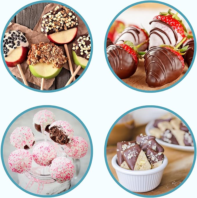 Nostalgia Electric Fondue Party Set – 10 oz Melting Pot, 4 Roasting Forks, & Detachable Serving Tray – Melted Cheese, Chocolate, or Dessert – Perfect for Gifts, Parties, Date Night – Black