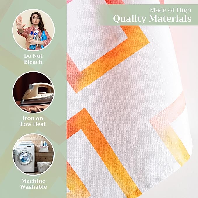 Maison d' Hermine Kitchen Towels Set of 3 100% Cotton 27.50" x 20" Reusable Cloth Tea Dish Towels Absorbent with Hanging Loop for Kitchen, Home, Dining, Cocktail Parties Spring/Summer (Summer Maze)