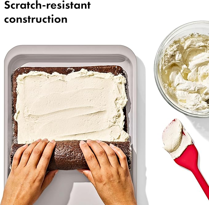 OXO Good Grips Non-Stick Pro Ceramic Coated Metal Bakeware Jelly Roll Pan – Biscuit