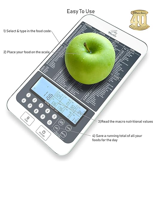 NUTRA TRACK™ Ultimate Food Kitchen & Nutrition Scale – Your Personal Nutritionist at Home! Powered by USDA Data, Designed for Precision in Seattle, WA