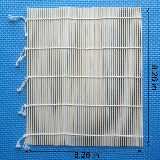 Bamboo Sushi Rolling Mat, Sushi Roller, Sushi Maker, Bamboo Mat For Sushi Roll- 4 PCS