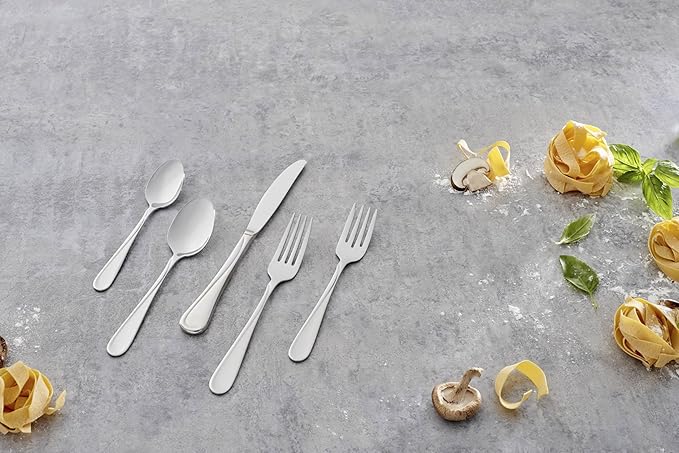 Oneida Flight Everyday Flatware Salad Forks, Set of 4