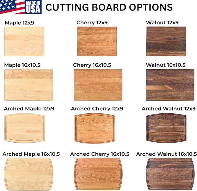 USA Made - Custom Cutting Board - Christmas Gift for Men - Unique Gift Idea for Him, Dad, Husband, Father, Brother - Mens Personalized Gift - BBQ Grilling Gift for Birthdays, Anniversaries, Holidays