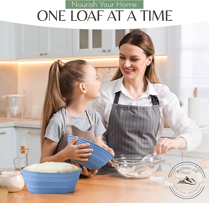 Banneton Bread Proofing Basket, Sourdough Bread Baking Supplies, Sourdough Kit, Bread Making Tools, Sourdough Banneton Basket, Sour Dough Kit, Sour Dough Tools