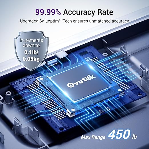 Bathroom Scales Digital Weight, Topnotch Quality 450lb Weight Scale, Most Accurate to 0.05lb, Automatic Weighing Scale for Body Weight, Baby, Pet, Larger LED, Sturdy and Durable Base Machine