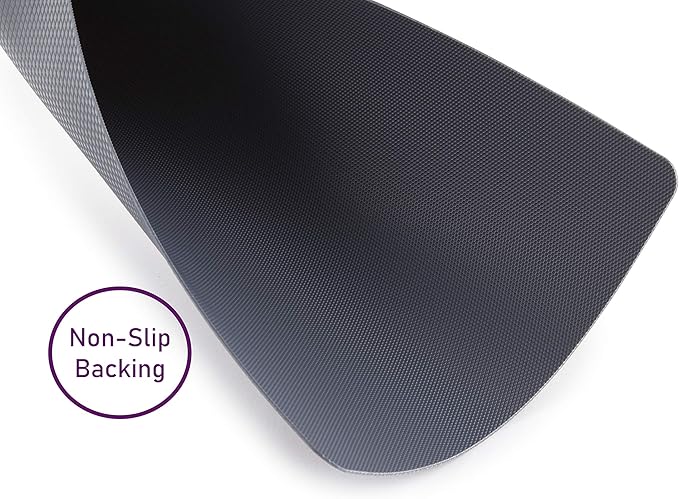 Dexas Heavy Duty Grippmat Flexible Cutting Board Set of Four, 8 by 11 inches, Gray, Red, White and Green