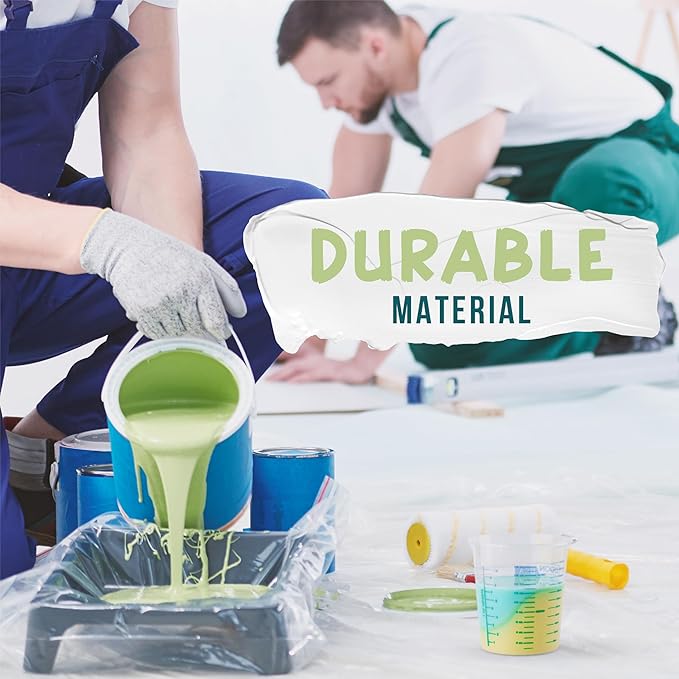 16 Oz Disposable Measuring Cups for Resin, Pack of 20 Clear Graduated Plastic Mixing Resin Epoxy Measuring Cups, Reusable Use for Paint, Epoxy Resin, Art, Kitchen - Liquid Mixing Cups