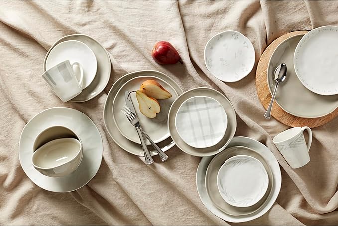 Lenox, Grey Bay Colors 4Pc Dinner Plates, 6.75 LB