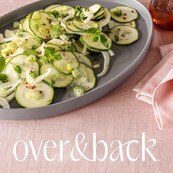 over&back 100%-Linen Woven Tablecloth - Colorful Dining Room Table Cover - Mitered Corner Hems - Machine Washable - Kitchen and Home Decor - Pink - 70x108