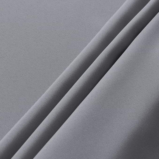 sancua Square Tablecloth - 54 x 54 Inch - Stain and Wrinkle Resistant Washable Polyester Table Cloth, Decorative Fabric Table Cover for Dining Tables, Buffet Parties and Camping, Light Grey