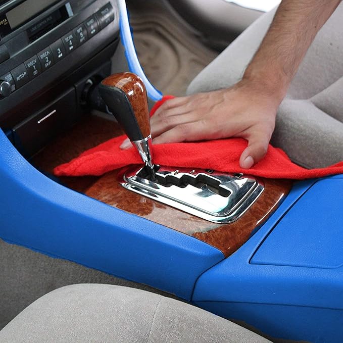 Simpli-Magic Cotton Shop Towels, Commercial Grade, Red, 145 Pack, Size: 14" x 12"