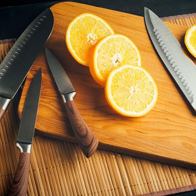 HARFINGTON 4pcs Knife Sharpening Stone Set 150/320 Grit Cylinder Knife Sharpening Stone Sharpener Whetstone for Knives Scissors Kitchen Sharpen Tools