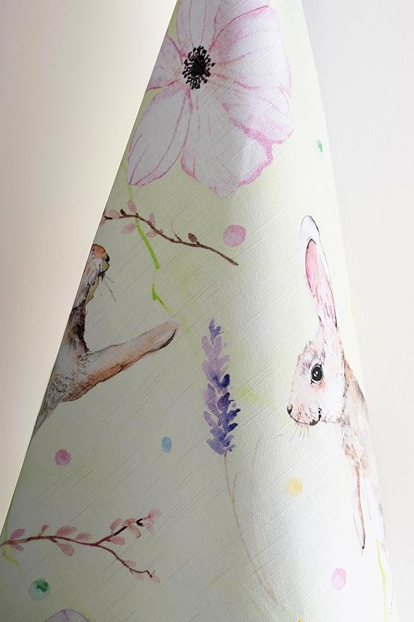 Maison d' Hermine Kitchen Towels Set of 3 100% Cotton 27.50" x 20" Reusable Cloth Tea Dish Towels Absorbent with Hanging Loop for Kitchen, Home, Dining, Cocktail Parties Spring/Summer (Easter Zest)