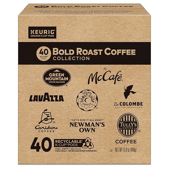 Keurig® Bold Roast Coffee Collection Variety Pack, Keurig Single Serve K-Cup Pods, 40ct