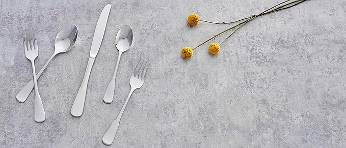 Oneida Colonial Boston Flatware Set | Stainless Steel | Service for 8 | 45-Piece, Pack of 3
