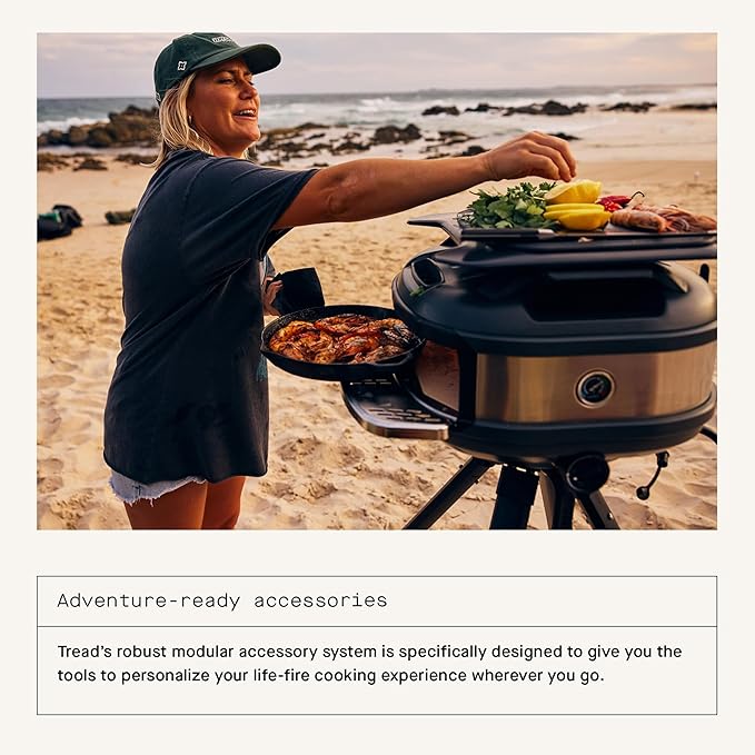 Gozney Tread Portable Pizza Oven, Off Black, Propane Gas, makes 12" pizza